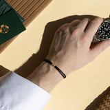 14K Tricolor Row Armband