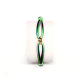 14K Tricolor Yellow Gold Double Knotted