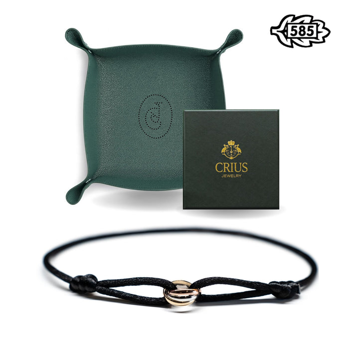 14K Tricolor Set