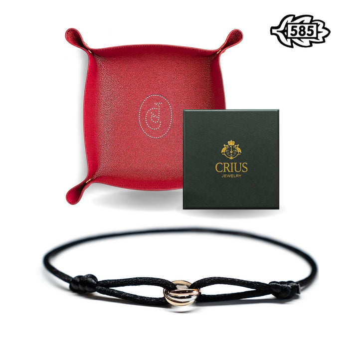 14K Tricolor Set