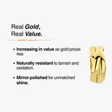 14K Tricolor Armband Gelbgold